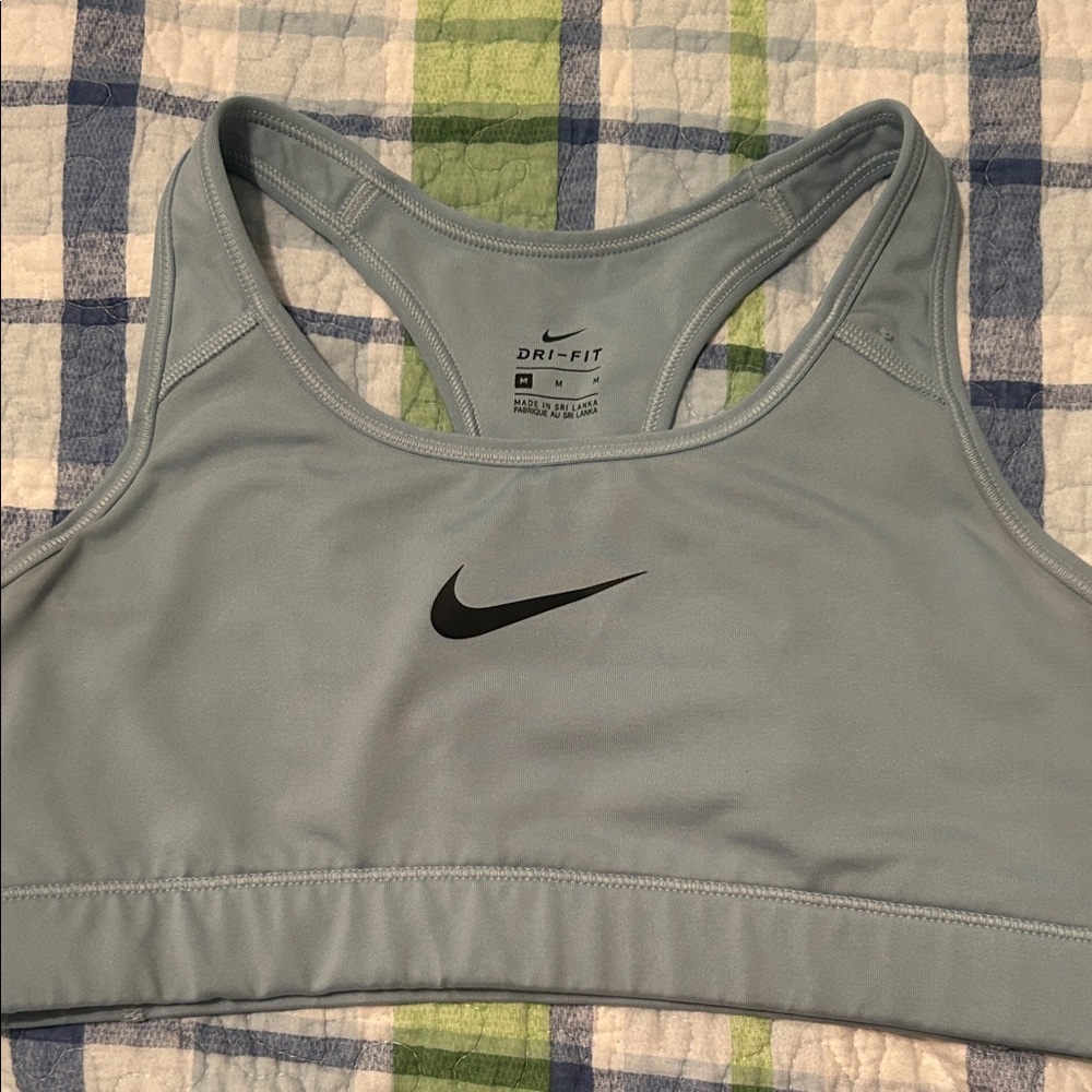 Nike Women's Dri-FIT Sports Bra - Soft Blue